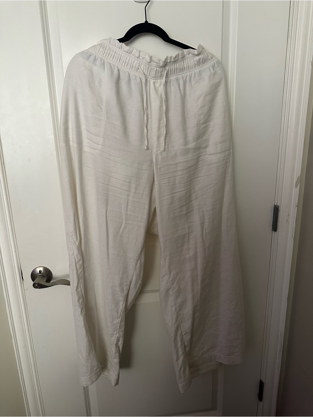 American eagle wide leg drawstring trouser pants